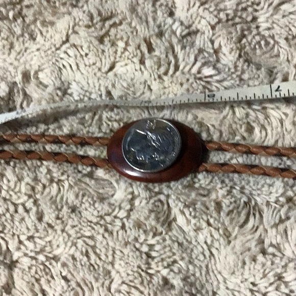 Great handcrafted woven leather bolo - Picture 5 of 5